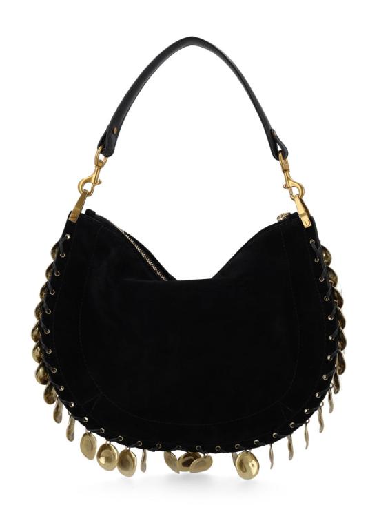 26SS 이자벨마랑 오스칸 스웨이드 카프스킨 메달리온 숄더백 BF0066FH D2C16M01BK BLACK
