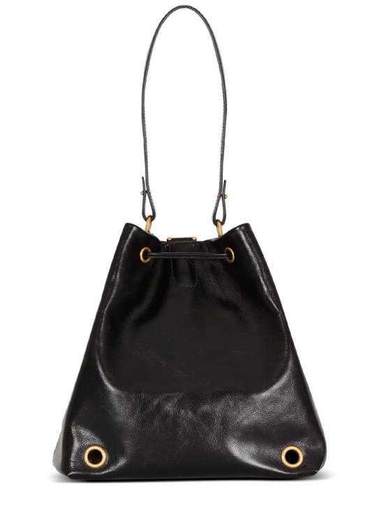 26SS 발망 숄더백 GN1GE036LMTE 0PA BLACK - BALMAIN