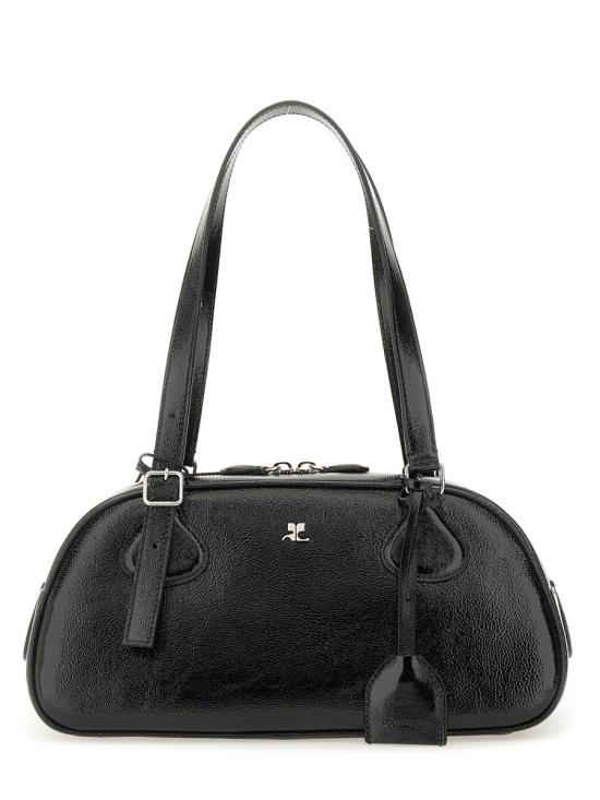 25FW 쿠레쥬 프라이데이 레더 숄더백 325GSA191CR0043 9999 BLACK - COURREGES