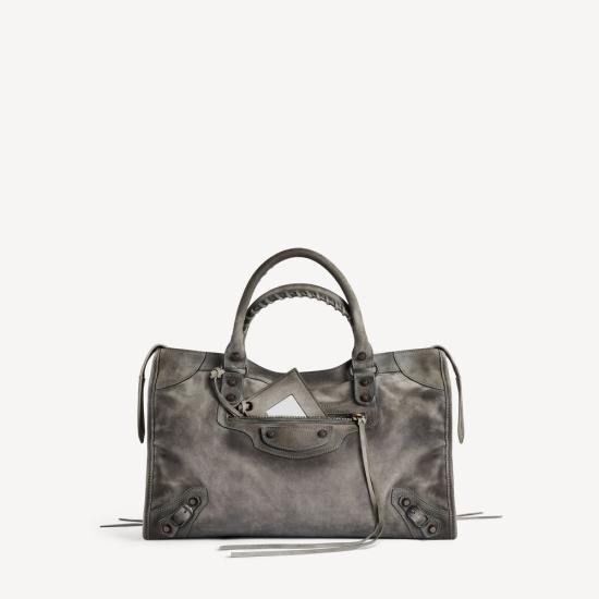 26FW 발렌시아가 숄더백 ULT 009667 GRIS TU GRAY