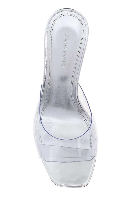 26FW 아미나 무아디 플랫 슈즈 LUPITAGLASSSLIPPER95 TRASIL CLEAR - AMINA MUADDI