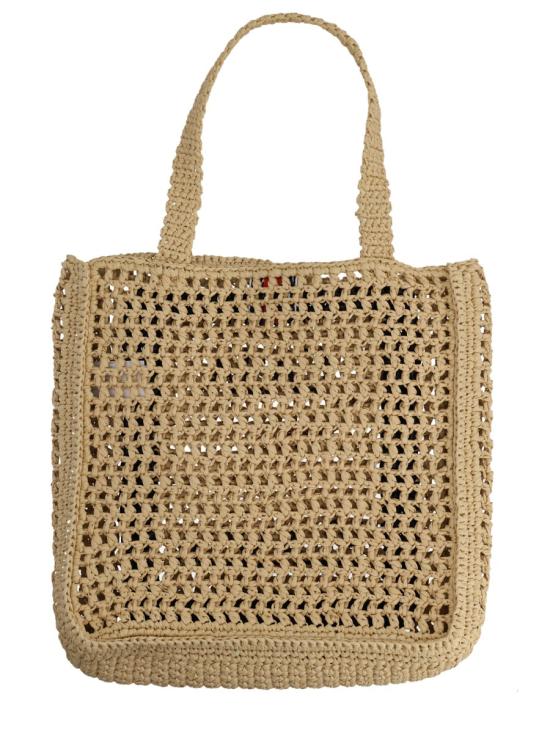 26SS 카사블랑카 토트백 A SP26 BAG 175 01NATURAL BEIGE - CASABLANCA