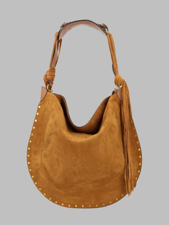 26SS 이자벨마랑 오스칸 호보 소프트 백프린지 PP0200FG D2C17M50CO BROWN - ISABEL MARANT