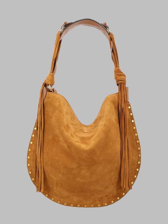 26SS 이자벨마랑 오스칸 호보 소프트 백프린지 PP0200FG D2C17M50CO BROWN