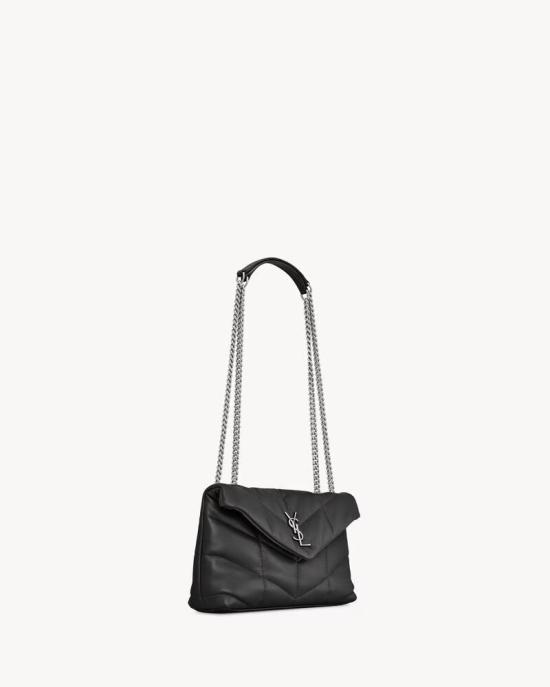  생로랑 숄더백 ULT 007819 NOIR ARGENT TU BLACK - SAINT LAURENT