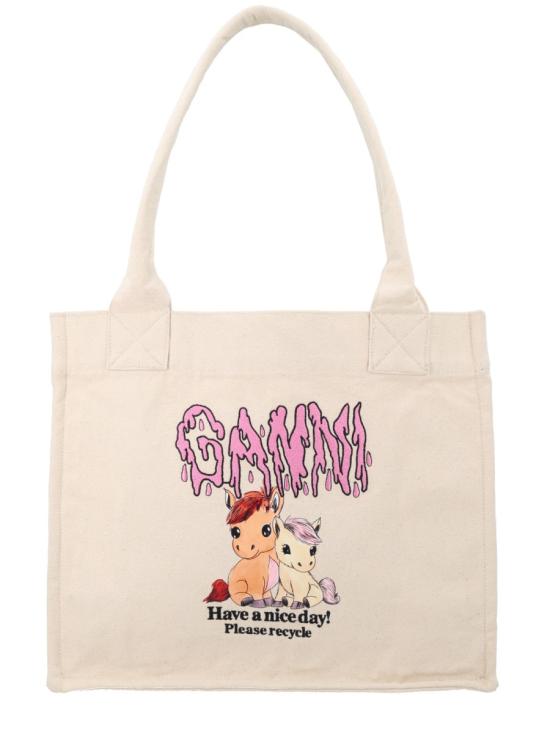 26SS 가니 토트백 B2110043 135 WHITE - GANNI