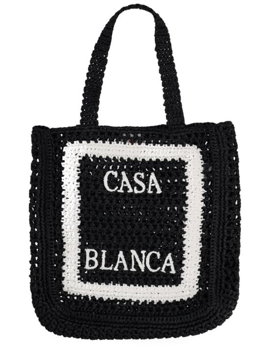 26SS 카사블랑카 토트백 A SP26 BAG 175 02BLACK