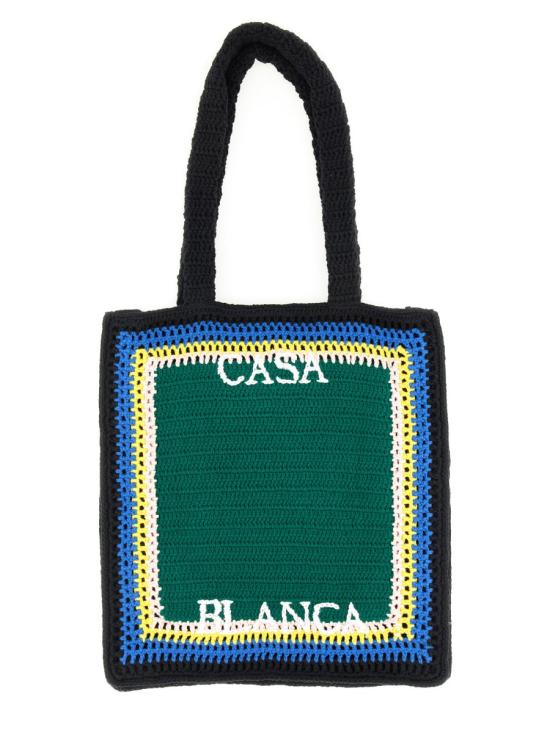 25FW 카사블랑카 토트백 APF25 BAG 140 01GREEN - CASABLANCA