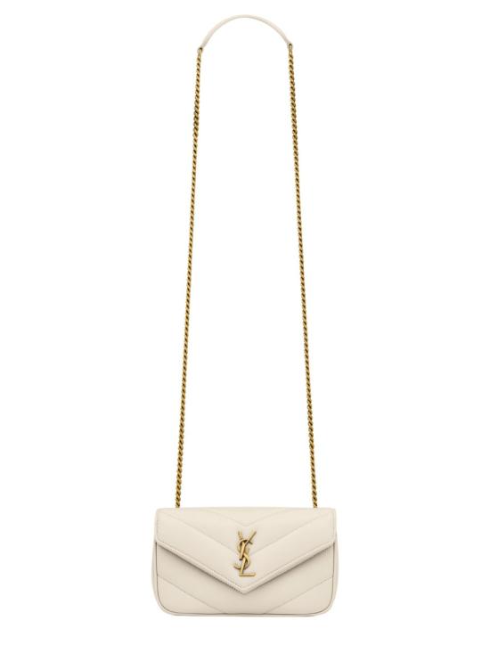 26SS 생로랑 루루 미니 램스킨 821749 AAEAX9207 WHITE - SAINT LAURENT