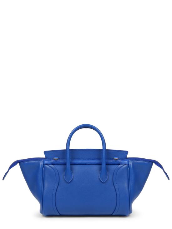 26SS 셀린느 스몰 뉴 러기지백 서플 샤이니 램스킨 124213GW2 GFU9 BLUE - CELINE