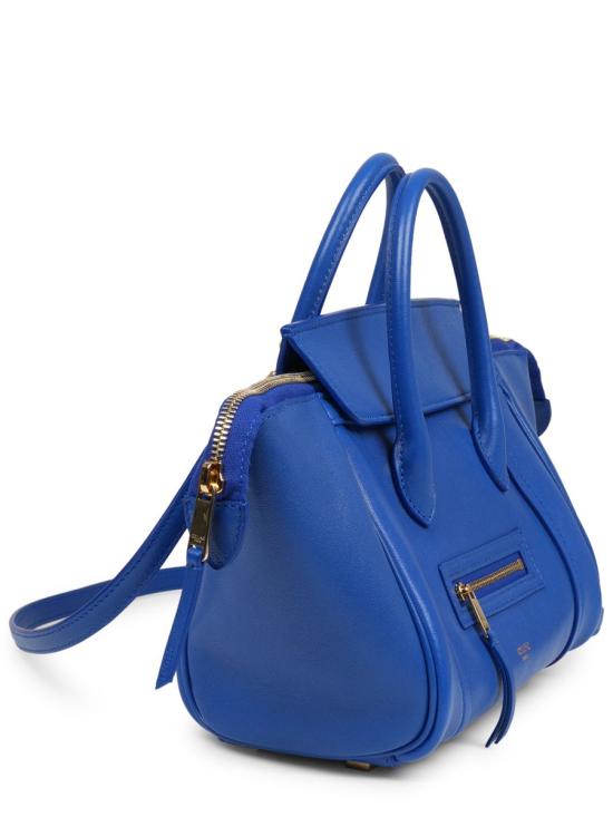 26SS 셀린느 스몰 뉴 러기지백 서플 샤이니 램스킨 124213GW2 GFU9 BLUE - CELINE