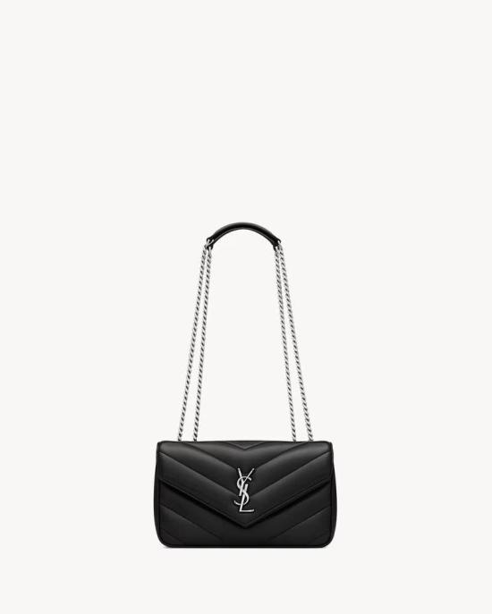  생로랑 루루 스몰 숄더백 ULT 009705 ARGENT TU BLACK