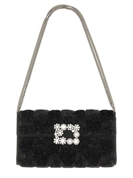 25FW 로저비비에 클러치/파우치 RBWAMFDN200RS 0B999 BLACK - ROGER VIVIER
