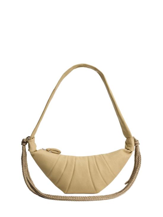 25FW 르메르 그레인드 버팔로 레더 브레이드 미디움 크루아상 백 BG0174 LL0160BG225 BEIGE - LEMAIRE