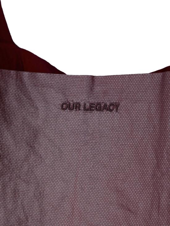 26SS 아워레가시 그로서리 백 A2268GCN CARMINENYLOGUARDGRID RED - OUR LEGACY