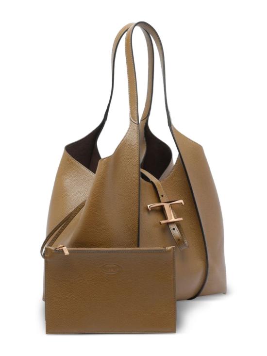 25FW 토즈 T 타임리스 쇼퍼 백 스몰 XBWTSBA0200 XSOS411 BROWN - TODS