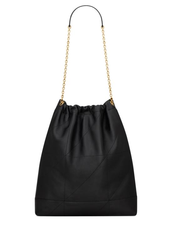 25FW 생로랑 제이미 라지 포숑 램스킨 828350 AAB321000 BLACK - SAINT LAURENT
