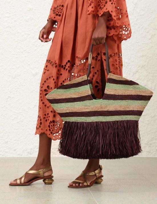 26SS 짐머만 숄더백 ULT 008505 RAYE TU BROWN - ZIMMERMANN
