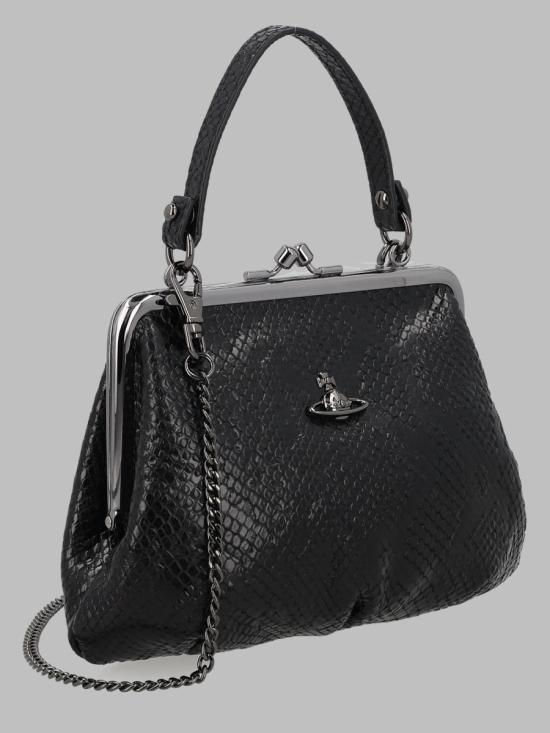 26SS 비비안웨스트우드 그래니 프레임 퍼스 4B010007W L00D7N204 BLACK - VIVIENNE WESTWOOD