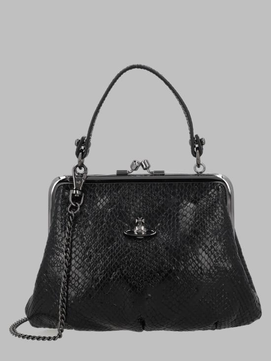 26SS 비비안웨스트우드 그래니 프레임 퍼스 4B010007W L00D7N204 BLACK