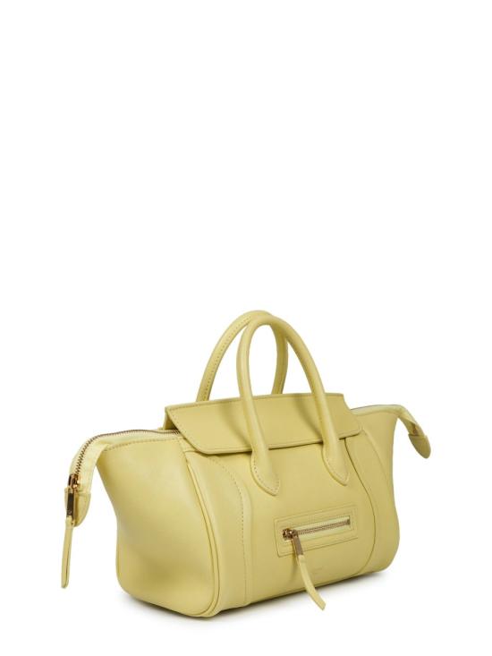 26SS 셀린느 스몰 뉴 러기지백 서플 샤이니 램스킨 124213GW2 11CU YELLOW - CELINE