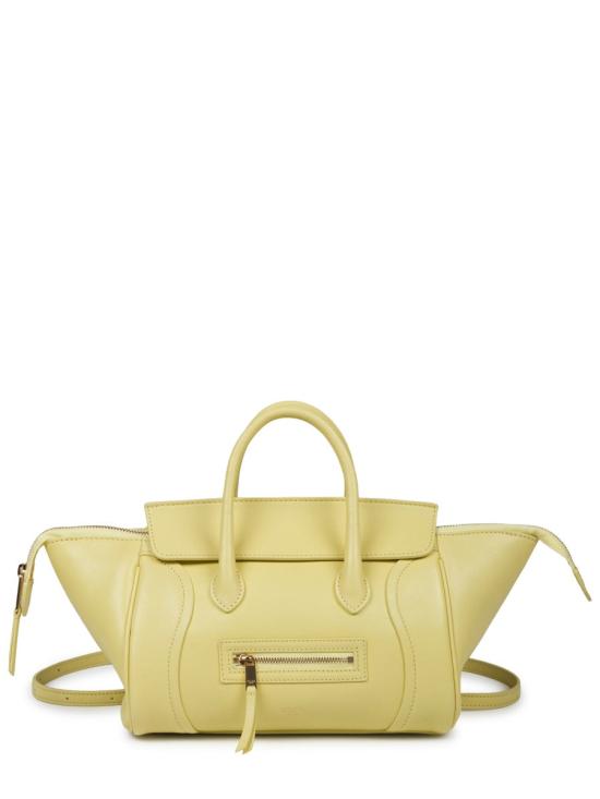26SS 셀린느 스몰 뉴 러기지백 서플 샤이니 램스킨 124213GW2 11CU YELLOW