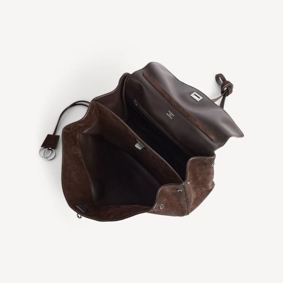 26FW 발렌시아가 숄더백 ULT 009670 MARRON TU BROWN - BALENCIAGA