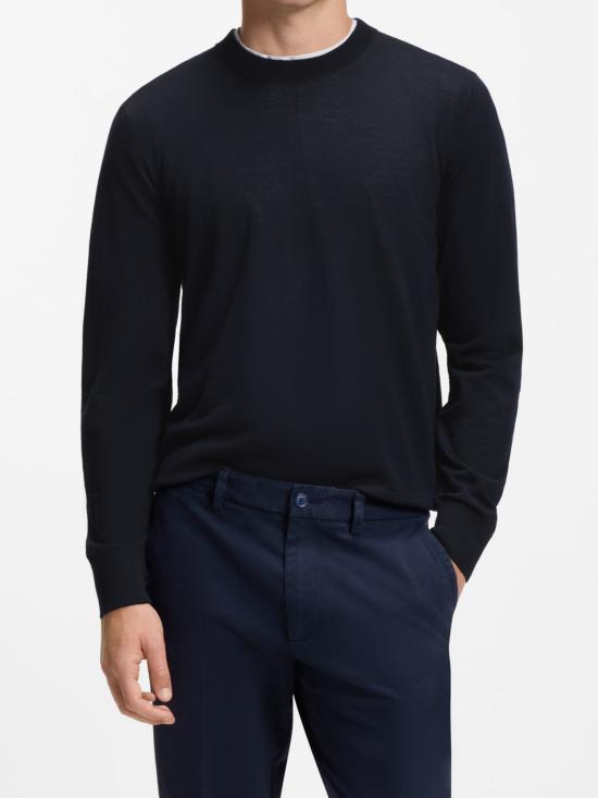 26FW 휴고보스 스웨터 50565469 404 DARK BLUE DOM - HUGO BOSS