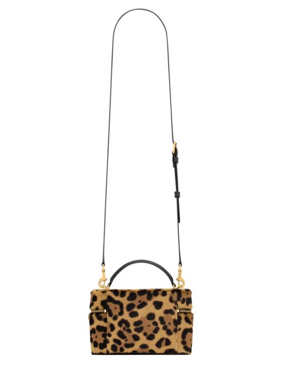25FW 생로랑 가비 포니 헤어 레더 베니티 백 798098 AAE6T2490 BROWN - SAINT LAURENT