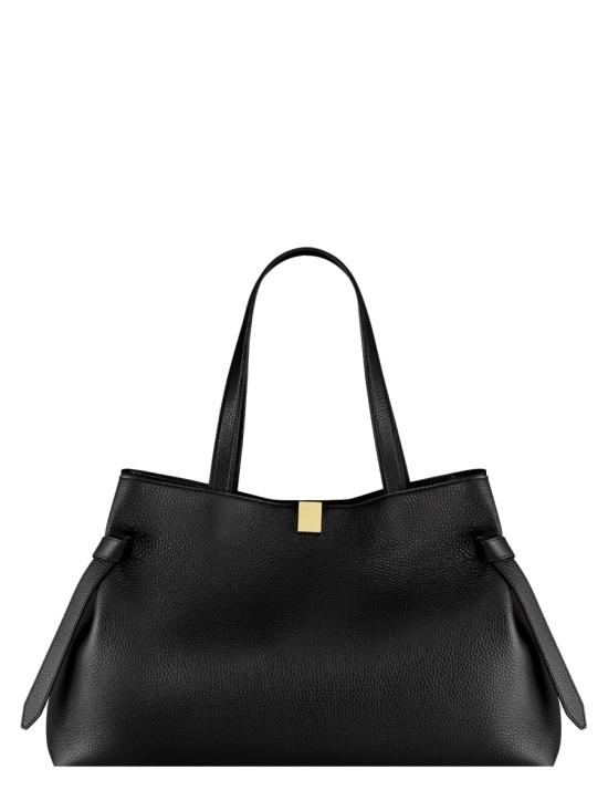 26FW 유제피 토트백 GYOZA TOTE PEBBLE GRAIN LEATHER BLACK - YUZEFI