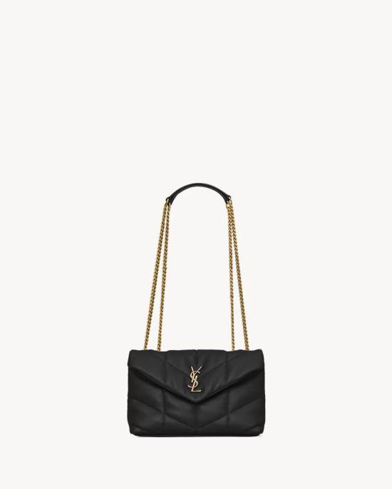 26FW 생로랑 숄더백 ULT 009713 NOIR OR TU BLACK