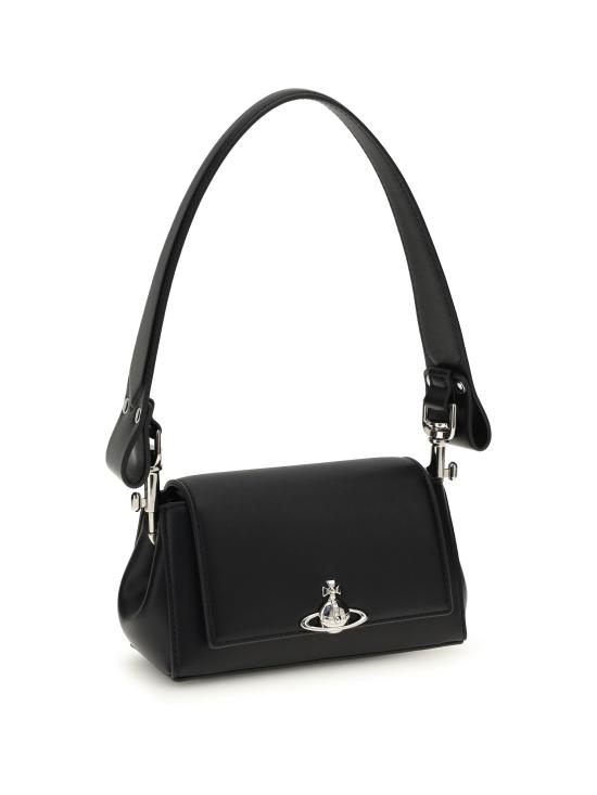 26SS 비비안웨스트우드 헤이즐 스몰 핸드백 4603000WWS0026 BLACK - VIVIENNE WESTWOOD