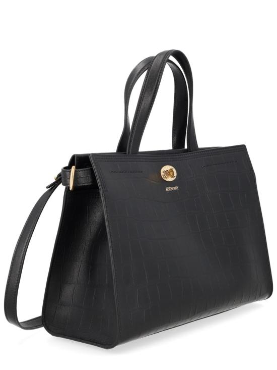 26SS 버버리 스몰 코츠월드 토트 8118891 A1189 BLACK - BURBERRY