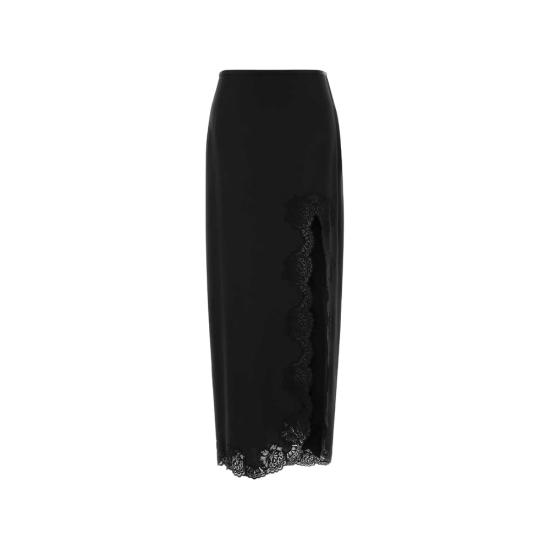 26FW 발렌티노 가라바니 스커트 9B0RAFQ08M6 0NO BLACK