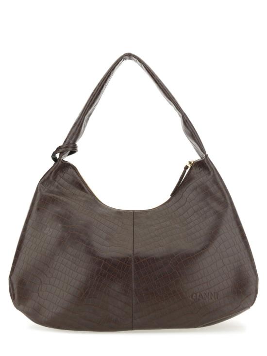 25FW 가니 부 크로코 백 A6801 890 BROWN - GANNI