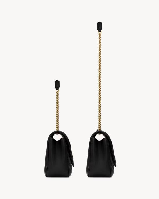 25FW 생로랑 루루 미디움 마틀라세 램스킨 ULT 007827 NOIR OR TU BLACK - SAINT LAURENT
