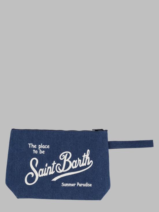 26SS 세인트바쓰 클러치/파우치 ALI0017 00436LDENIM BLUE - MC2 SAINT BARTH