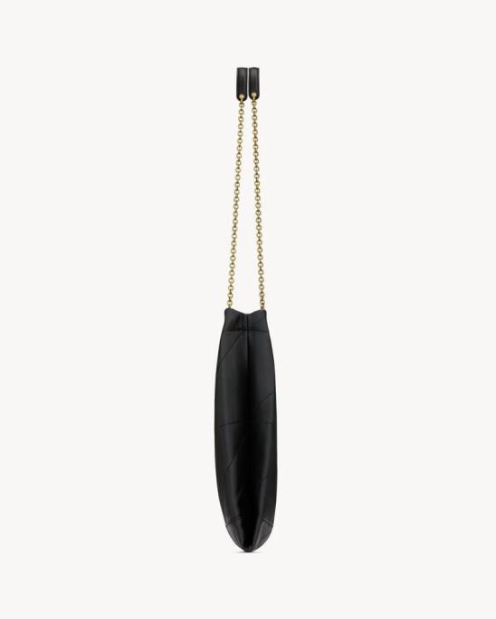 25FW 생로랑 제이미 포숑 램스킨 백 ULT 007825 NOIR TU BLACK - SAINT LAURENT