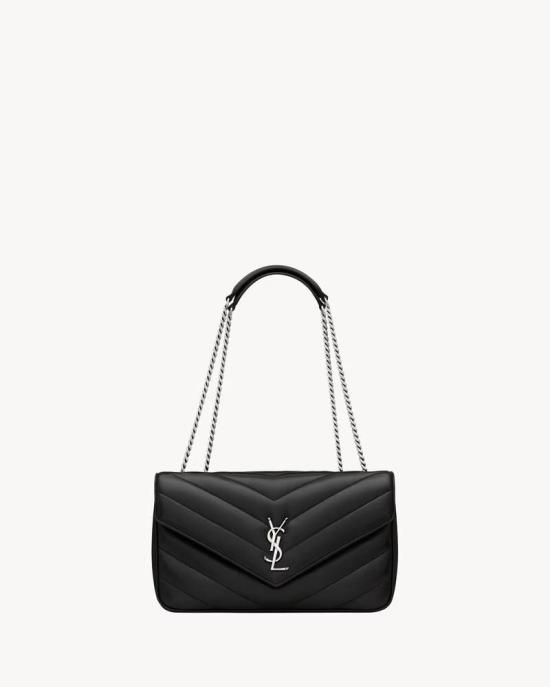 26FW 생로랑 숄더백 ULT 009708 NOIR ARGENT TU BLACK