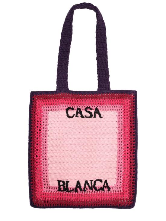 26SS 카사블랑카 토트백 A SS26 BAG 178 01PINK - CASABLANCA