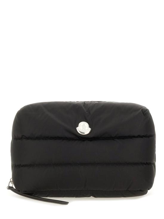 26SS 몽클레어 카라독 퀼티드 뷰티 케이스 6A00003 M6275999 BLACK - MONCLER