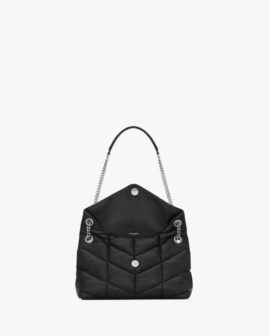 26FW 생로랑 숄더백 ULT 009710 NOIR ARGENT TU BLACK - SAINT LAURENT