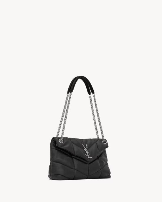 26FW 생로랑 숄더백 ULT 009710 NOIR ARGENT TU BLACK - SAINT LAURENT
