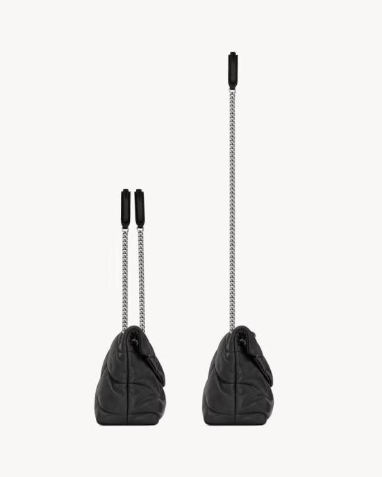 26FW 생로랑 숄더백 ULT 009710 NOIR ARGENT TU BLACK - SAINT LAURENT