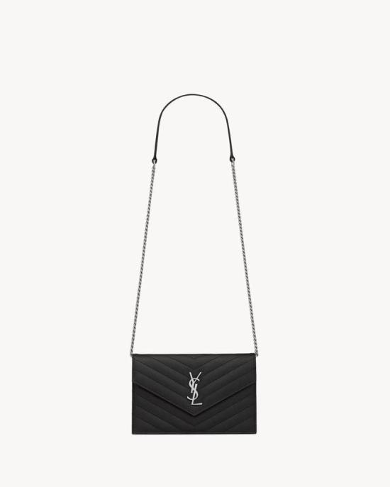 26FW 생로랑 숄더백 ULT 009722 NOIR ARGENT TU BLACK