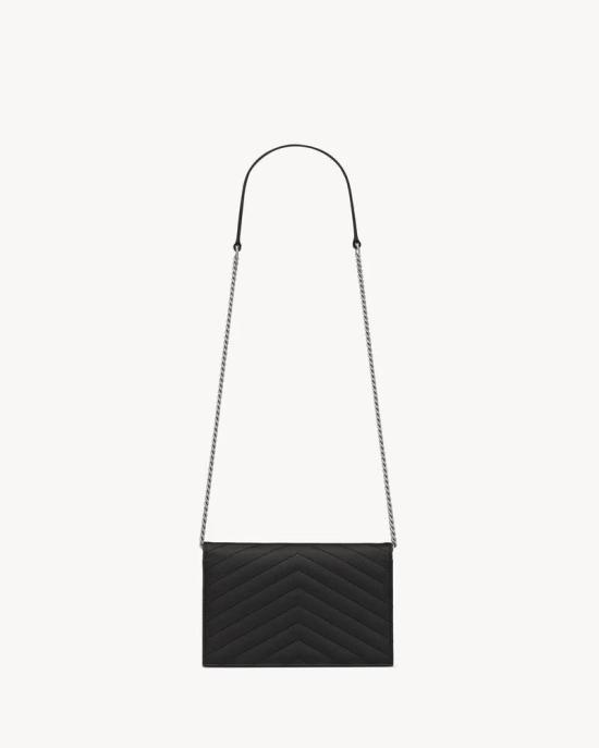 26FW 생로랑 숄더백 ULT 009722 NOIR ARGENT TU BLACK - SAINT LAURENT
