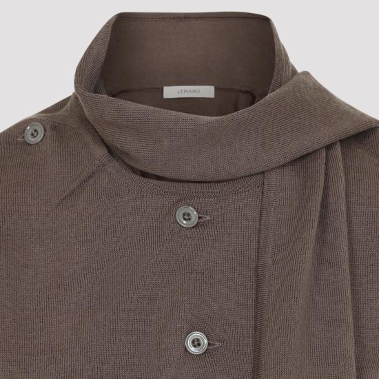26FW 르메르 민소매 티셔츠 PO0053 LK1063 BR310 SHITAKE - LEMAIRE