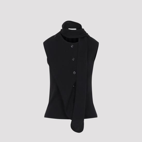 26FW 르메르 베스트 PO0053 LK1063 BK999 BLACK - LEMAIRE