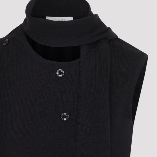26FW 르메르 베스트 PO0053 LK1063 BK999 BLACK - LEMAIRE