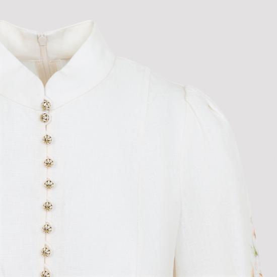 26FW 짐머만 숏 원피스 9142DF261 CRBQ CREAM BOUQUET - ZIMMERMANN